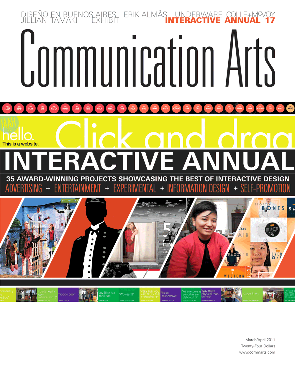 Communication Arts magazine: Cover, March/April 2011