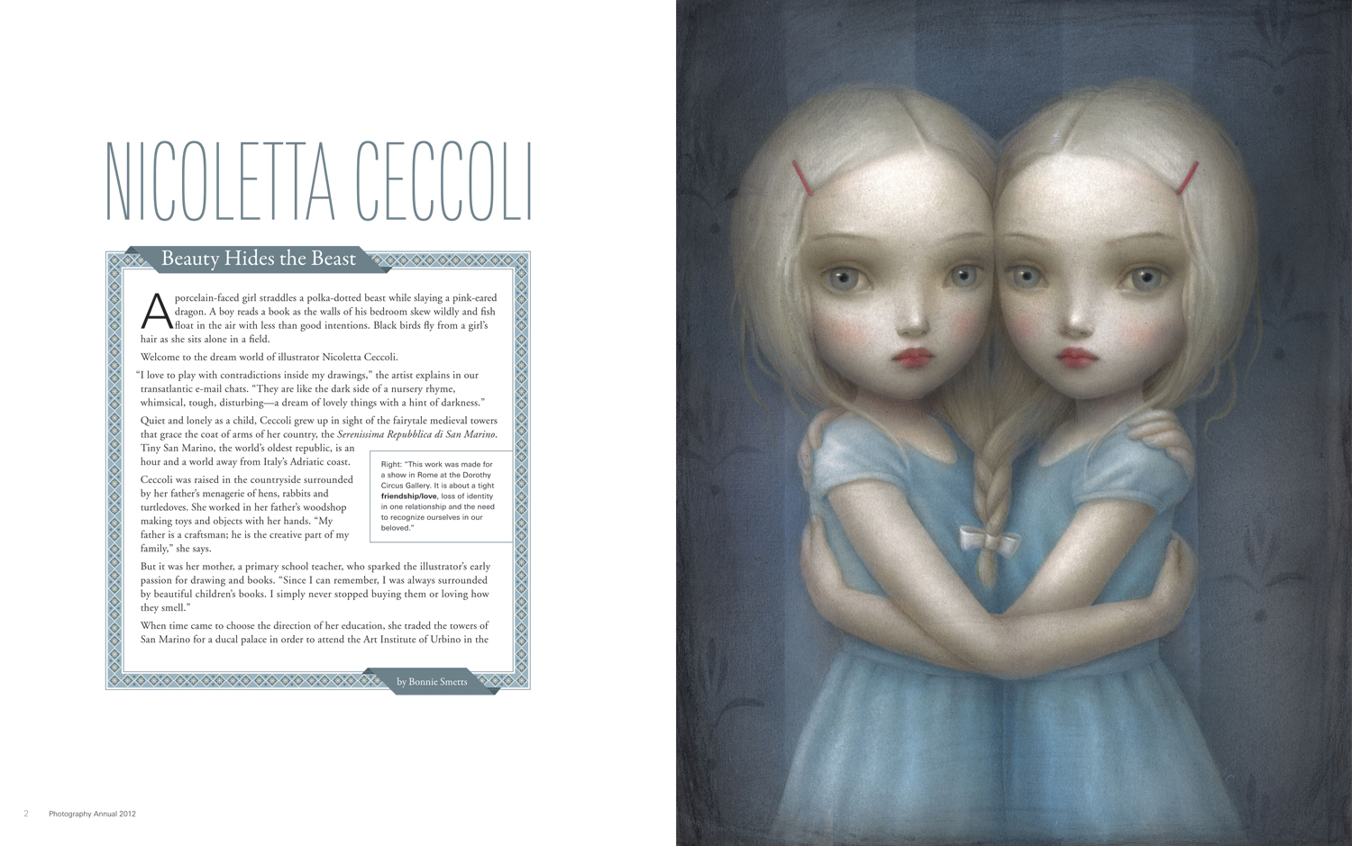 Communication Arts magazine: Nicoletta Ceccoli feature article