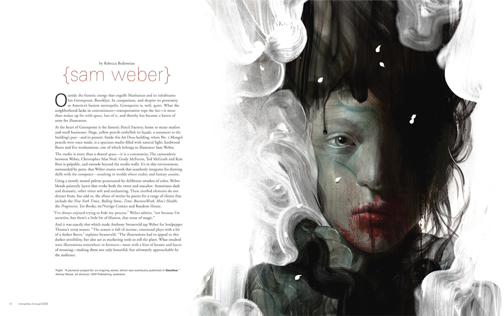 Communication Arts magazine: Sam Weber feature article